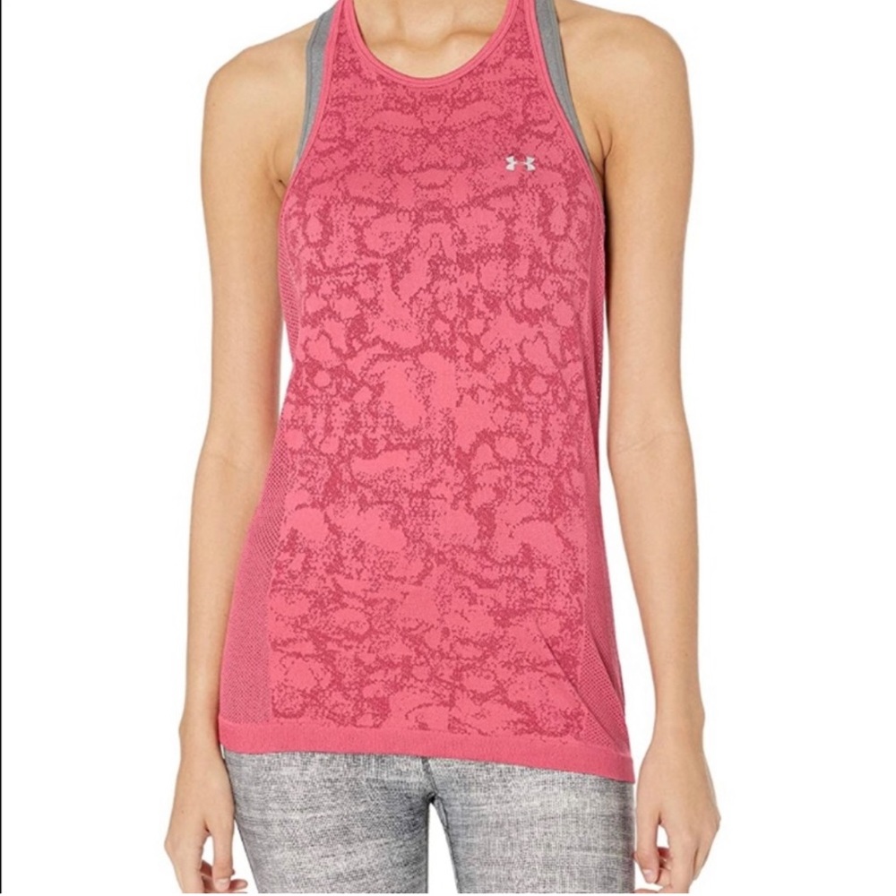 under armour | pink vanish seamless tank top xl - Picture 7 of 7